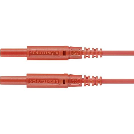 Schützinger MSFK A301 cable de medida rojo 0,5 m