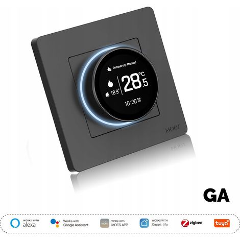 Valvola termostatica moes zht-sr-ga-gy-ms controllo remoto programmazione settimanale (1/3)