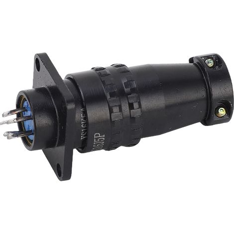 Prise aviation 5 broches mâle/femelle, connecteur à contacts en laiton, alimentation 400 V CA (1/5)
