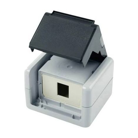 Telegärtner Presa di rete Da parete Non classificata 1 Porta Grigio (1/2)