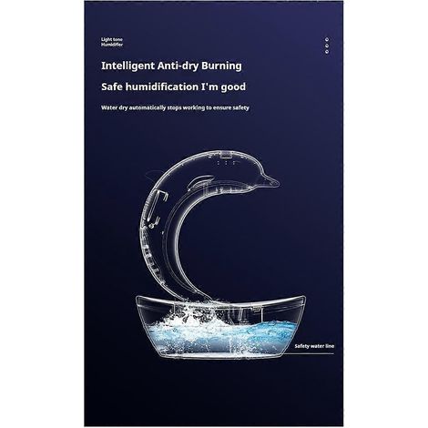 Dolphin Wassertropfen-Luftbefeuchter Bluetooth-Lautsprecher (1/5)