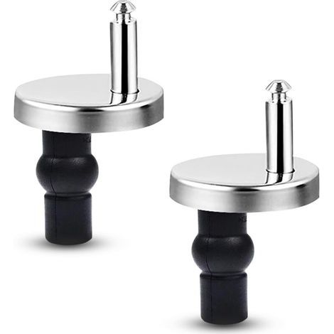 2 Pièces CharnièRe Abattant WC Fixations, CharnièRes à DéPloiement Rapide Fixations, Fixation Abattant WC, Fixation Abattant WC Universel pour Fixation Cuvette WC (1/5)