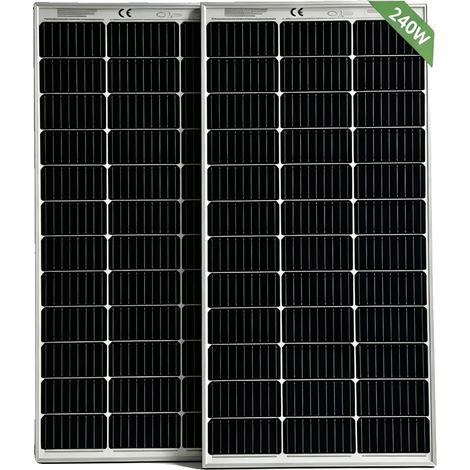 Panneau Solaire, Haute Efficacité, Design Durable, 2PCS 120W TM (1/2)
