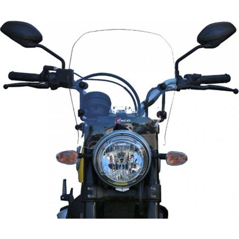 windschutzscheibe faco für motorrad ducati 800 scrambler classic (1/2)