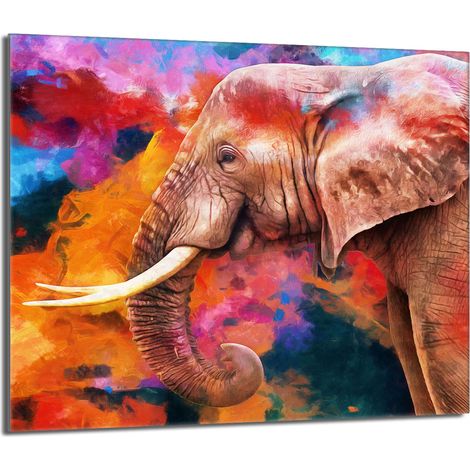 Piastra protettiva in vetro per stufa 60x52 Elephant (1/5)