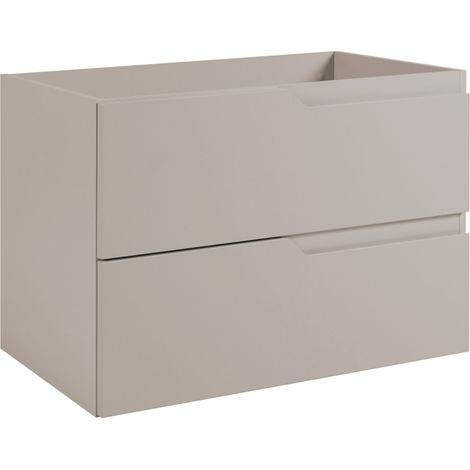 Waschtischunterschrank - 80 cm - Farbe Kashmir - Minimalistisches Design - Dauerhafte Qualität