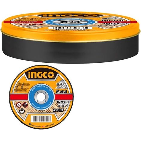 INGCO DISCO CORTE 1151.022 INOX PLANO MCD1211525 (LATA 25 U.