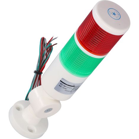 Tour de signalisation BERM avec éclairage LED bicolore toujours lumineux, dispositif d'avertissement pliable et avertisseur sonore AC220V (1/5)