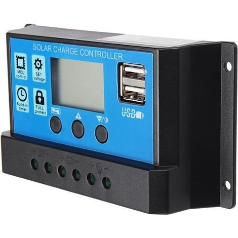 40A LCD Solar Regulator Controller for 12V 24V Car Battery Charging (1/4)