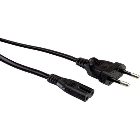 Value 19.99.2089 alimentation Cordon électrique noir 1.00 m (1/3)