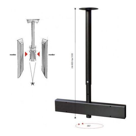 ITB Solution SUPPORTO A SOFFITTO PER SLIM600-800 (1/2)