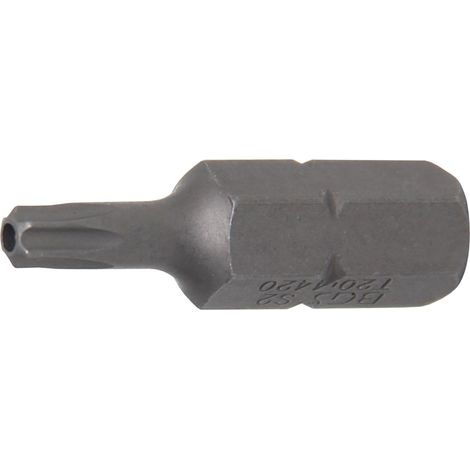 BGS T20 bit con foro, lunghezza 30 mm, attacco 5/16 ", 1 pezzi, 4420