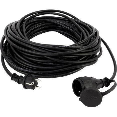 Rallonge électrique 10 m noir