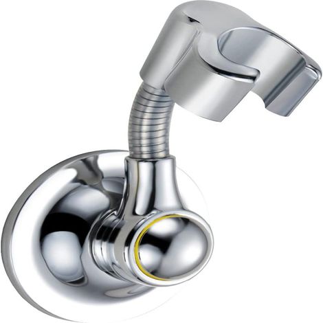 Saugnapf-Duschkopfhalterung, höhenverstellbare Handbrausehalterung, multidirektionale, abnehmbare Saugnapf-Wandhalterung (H5), verchromt