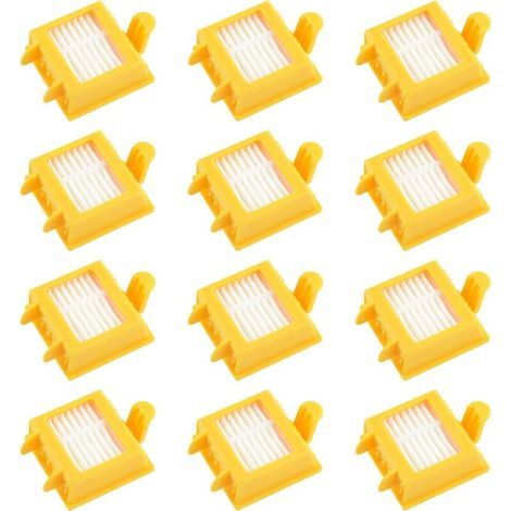 Lntyq 12 filtres compatible avec Roomba 700. Lot de pièces de rechange pour filtre série 7. Remplacement avec douze filtres 720, 730, 750, 760, 765, 770, 772, 776, 780, 785, 790 (1/4)