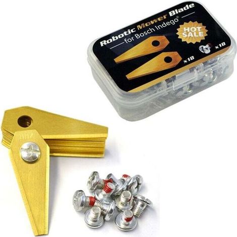 Lames Titanium Rechange Tondeuse Robot 30 Pièces Compatible Bosch S400 S350 S500 (1/4)