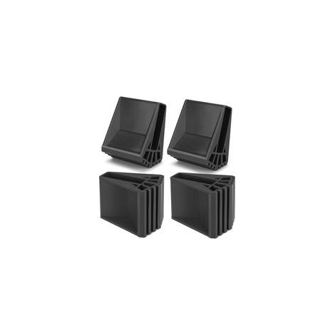 4 Pièces Couvre Pieds D'échelle,Pieds D'escalier Antidérapants en PVC pour Escaliers Revêtements en Caoutchouc Antidérapants, Coussin de Protection D'échelle pour échelles Télescopiques,etc (1/4)