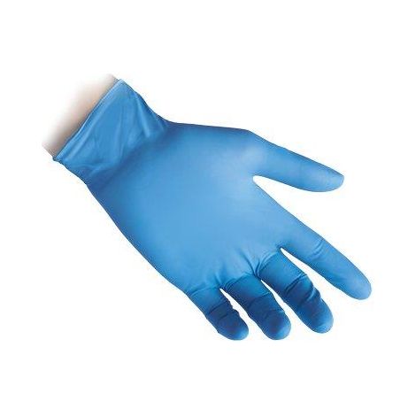 GUANTO NITRILE MONOUSO BLU 70 REFLEXX - GR 4,9 AQL 1,5 SENZA POLVERE CF=PZ 100 XL- 2 confezioni