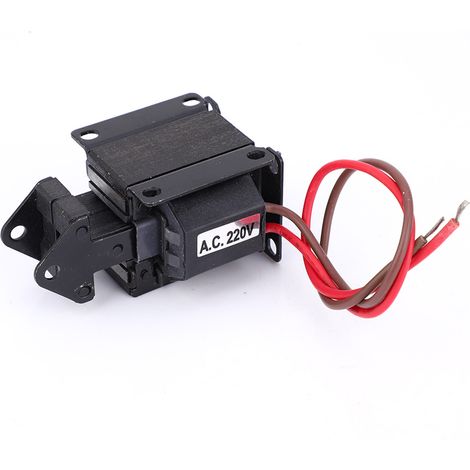 Électroaimant solénoïde SA-1192, type push-pull, 220 V CA, force de 7,8 N, course de 10 mm (1/5)