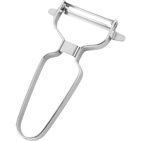 Éplucheur en Y en Acier Inoxydable, Économe pour Légumes Volumineux, Fruits, Eplucheur Pomme de Terre pour Cuisine, Lame Mobile,138cm (1/5)