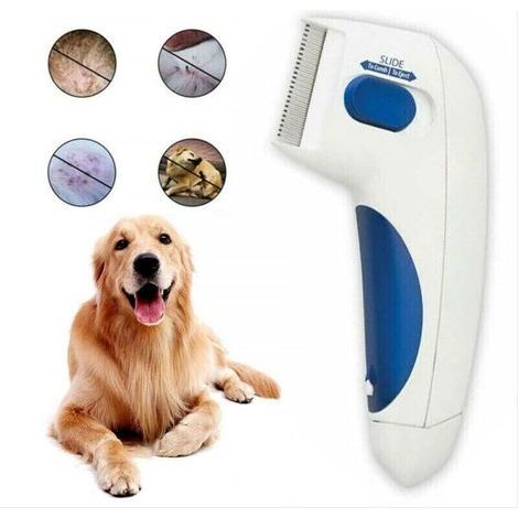 Peigne électrique anti-puces pour animal de compagnie pour chat et chien, peignes de toilettage pour enlever efficacement les puces, peigne de nettoyage des poux, outils de toilettage (1/5)
