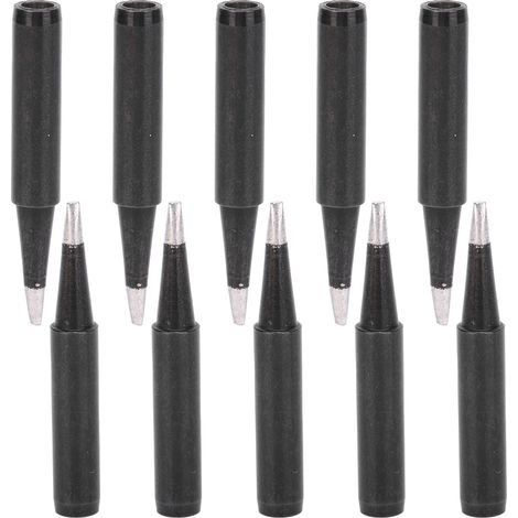 10 pointes de fer à souder noires à chauffage interne pour les séries 936/937/938 900M-T-1.6D (1/5)