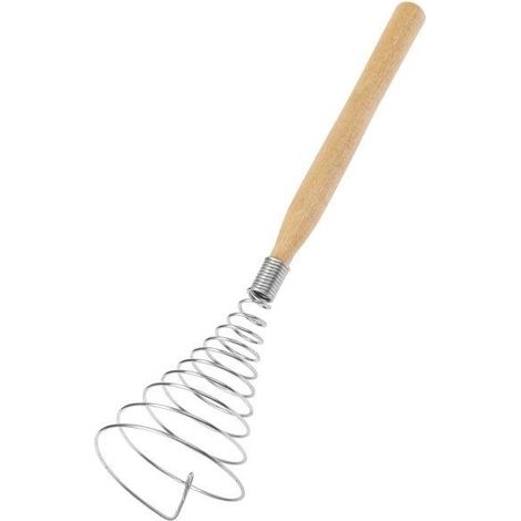 batidor varilla batidor batidor resorte para espuma 32 cm BALDO mango de madera (1/2)