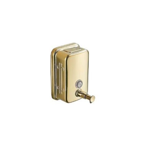 Dispenser di sapone liquido a parete color oro per bagno/cucina - Crezuo