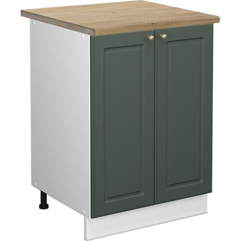 Mobiletto base cucina Fame-Line, Verde-oro rustico, 60 cm , PL Rovere, Vicco (1/5)