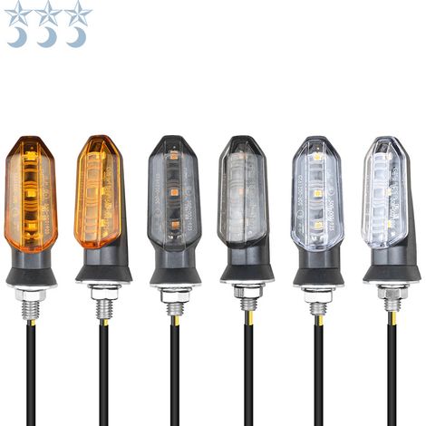 Miniature 3-LED turn signals for off-road motorcycles, very popular