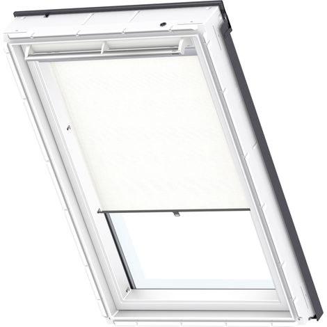 Store rideau tamisant VELUX original avec crochets pour fenêtres de toit VELUX, UK08, U08, UK04, U04 Blanc