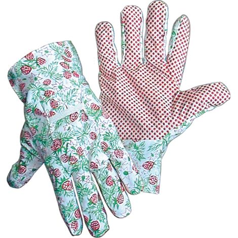 GUANTI IN COTONE DONNA PER GIARDINAGGIO 12.00 paia