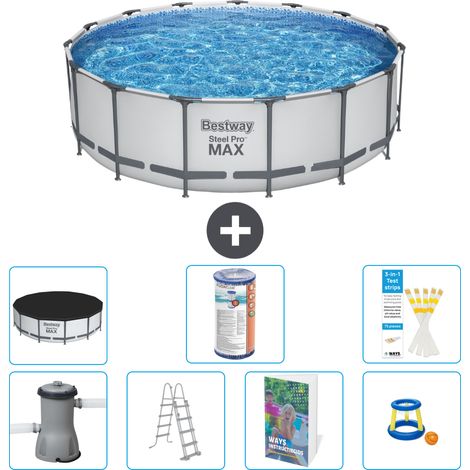 Bestway Bestway Steel Pro MAX Ronde - 488x122 cm - 8-pièces S541 (1/4)