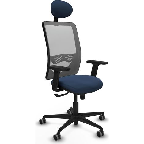 Chaise de bureau piqueras y crespo Zulema noir mousse haute qualité (1/2)