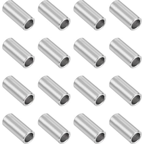 16Pcs Entretoise 3/8" OD x 1/4" ID x 7/8" Longueur(10x7x22mm) (1/5)
