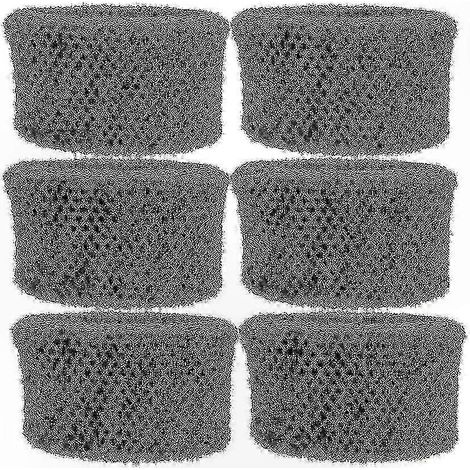 Packung mit 6 kompatiblen HU4811 HU4802 Adsorptionsluftfiltern für Luftbefeuchter, ersetzt Originalteile, beseitigt Verunreinigungen und Gerüche, weiß, für den Heimgebrauch. (1/4)