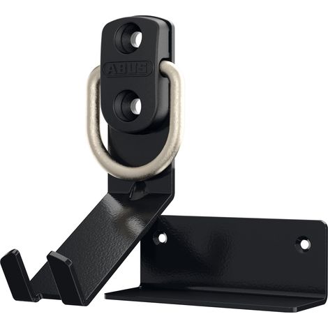 ABUS Ancoraggio a parete con staffa WBA65 B/BS portabiciclette - per e-bike e biciclette protezione salvaspazio le due ruote in garage cantine (1/2)