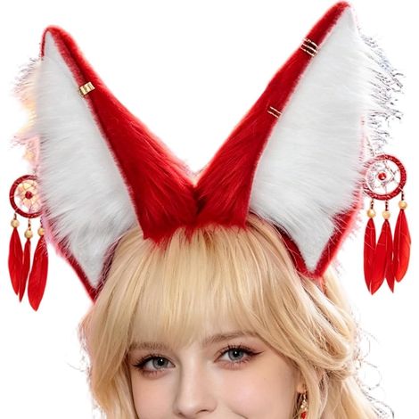 Niedliche und weiche, wiederverwendbare Tierohren-Haarreifen für Halloween  Tierohren für Cosplay, Rollenspiele, Partys und Events (1/5)