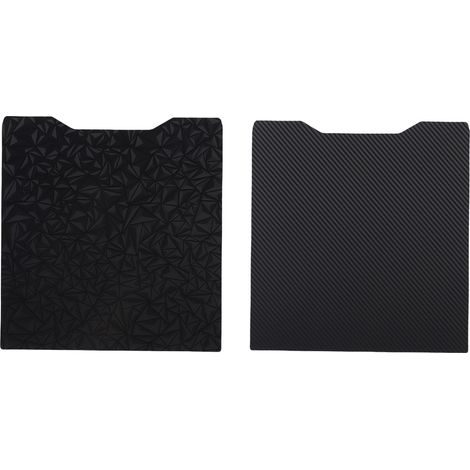 Plaque de construction d'imprimante 3D de remplacement, pour Hi Combo Slick PEO strass PET, motif en Fiber de carbone, plate-forme d'impression Flexible Double face (1/5)