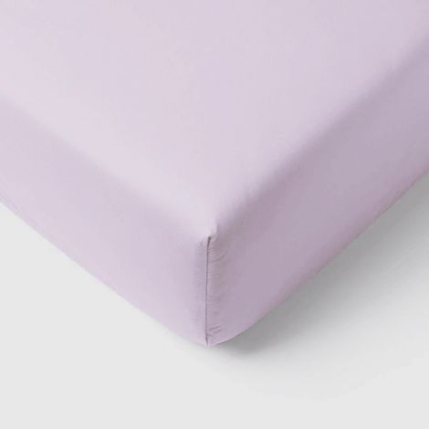 Drap-housse jersey bébé 100% coton Rose 60x120x15 cm (1/2)