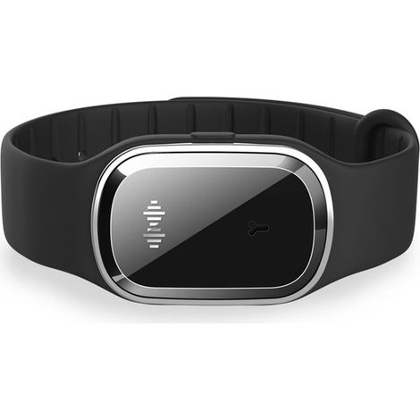 [Bracelet] Répulsif Anti-Moustiques Ultrasons à Recharge USB, Noir, Taille Adjustable (Adulte/Enfant) - 3 Modes, Silicone/ABS (1/5)