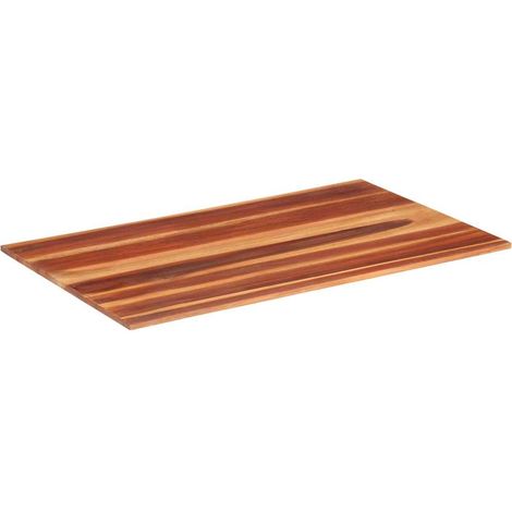 Maison Exclusive - Piano Tavolo in Legno Massello di Acacia 15-16 mm 60x100 cm (1/5)