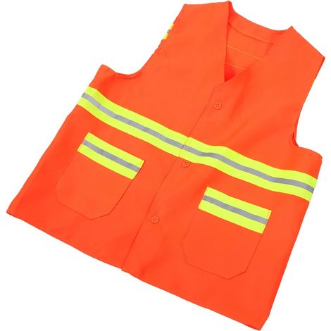 Gilet réfléchissant pour travailleurs avec bandes réfléchissantes haute visibilité [] Tissu (1/5)