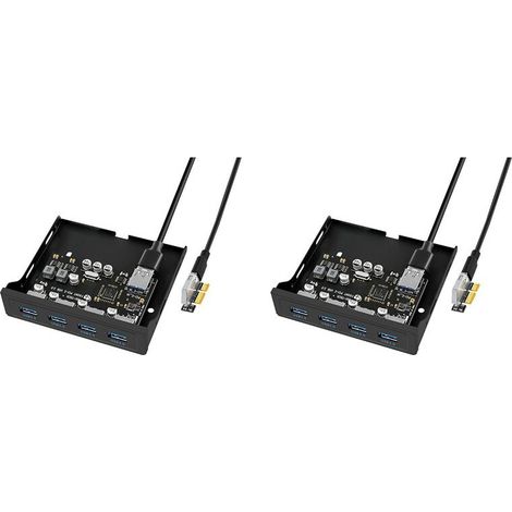 Geeignet für PCI-E zu USB 3.0 PC-Frontpanel-USB-Erweiterungskarten, PCIe USB-Adapter, 3,5-Zoll-Diskettenlaufwerk-Frontpanel-Blenden und PCI-E-Adapterkarten. (1/5)