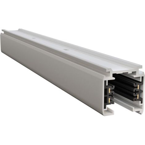 Binario Moderno Busbar Trunkings Trinity Alluminio Bianco 1M (1/4)