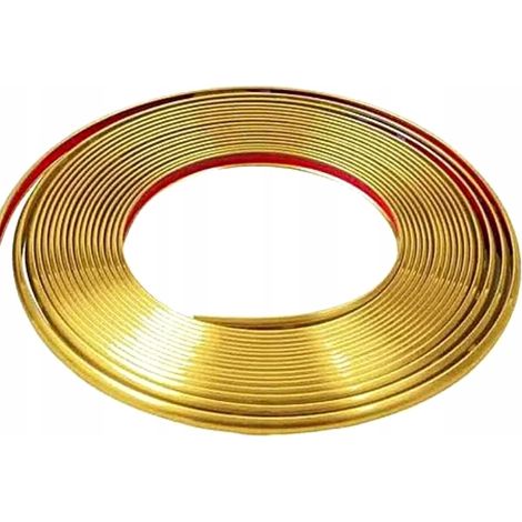 Strisce cromate flessibili, nastro dorato da 14 mm (1/5)