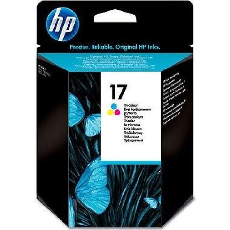 HP 17 Tri-color Original Ink Cartridge cartuccia d\'inchiostro 1 pz Originale Resa standard Ciano, Magenta, Giallo (1/5)