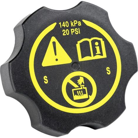 Kühlmittelbehälterdeckel für Opel Corsa DE, Astra JK, Insignia AB, Mokka X, Zafira B, Zafira Tourer C, Meriva B, Adam (Teilenummer: 13502353, 13598760, 1305248) (1/5)