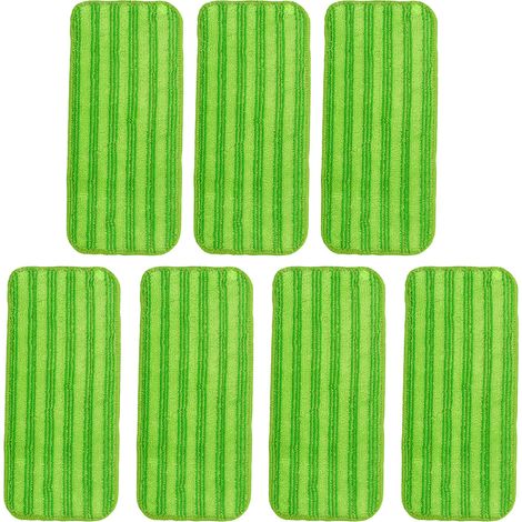 7 lingettes réutilisables pour balai Swiffer WetJet, microfibre épaisse absorbante, lavables en machine, compatibles avec balais pulvérisateurs 10-12 pouces (1/5)