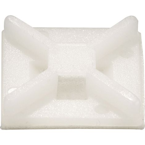 TRU COMPONENTS Befestigungssockel 1571804 4fach einfädeln Transparent 50 St.